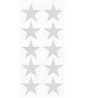 Markierungsaufkleber Stern 50 mm pro Blatt (10 Stück)