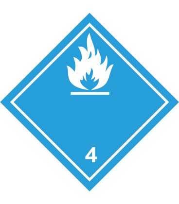 ADR 3 'Entzündliche Flüssigkeiten' Schilder (weiß )