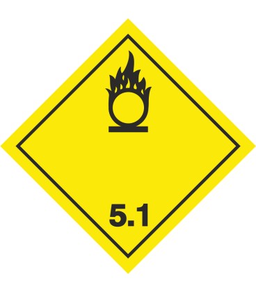ADR 5 'Oxydierender Stoff' Schilder 