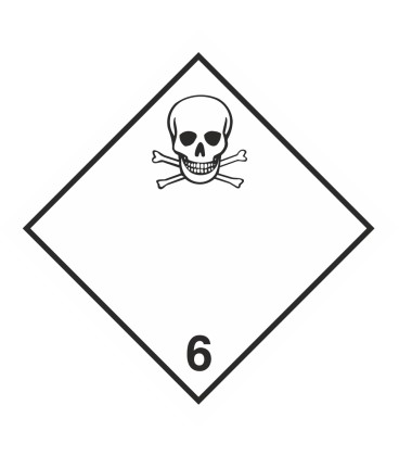 ADR 6 'Giftig' Schilder 