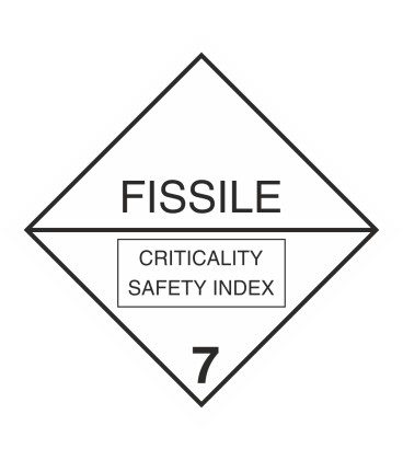 ADR 7 'Fissile' Schilder 