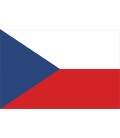 Flagge von Tschechischen 
