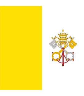 Flagge von Vatikanstadt