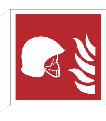 Schilder "Mittel und Geräte zur Brandbekämpfung" (rechtwinkliges Modell)