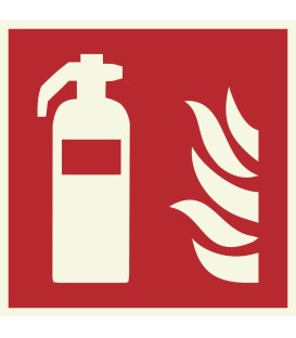 Lumineszierend Aufkleber "Feuerlöscher"
