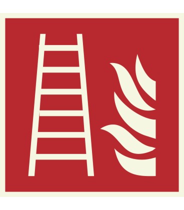 Lumineszierend Aufkleber "Feuerleiter"