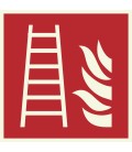 Lumineszierend Aufkleber 'Feuerleiter'
