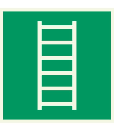 Lumineszierenden Schilder "Fluchtleiter" 