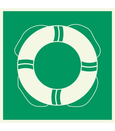 Lumineszierenden Schilder "Öffentliche Rettungsausrüstung" 