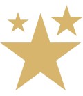 Weihnachtsdekorationsaufkleber (Golden Weihnachtsstern)