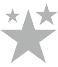 Weihnachtsdekorationsaufkleber (Silber Weihnachtssterne)