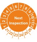 Prüfplaketten 'Next Inspection'