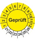 Prüfplaketten 'Geprüft'
