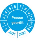 Prüfplaketten 'Presse geprüft'