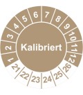 Prüfplaketten 'Kalibriert'