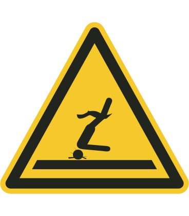 Schilder "Warnung vor flachem Wasser (Kopfsprung)"