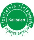 Prüfplaketten 'Kalibriert'