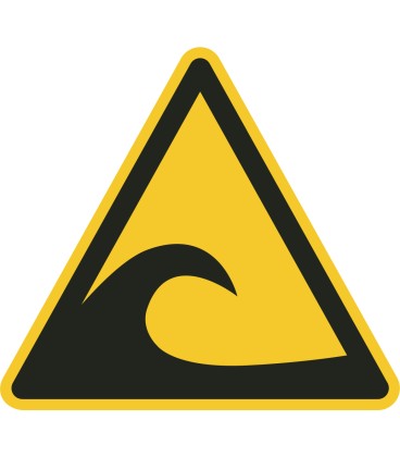 Schilder "Achtung Tsunami-Gebiet"