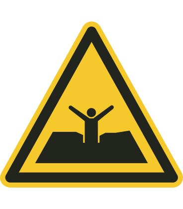 Schilder "Achtung Treibsand"