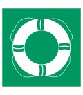 Aufkleber "Öffentliche Rettungsausrüstung"