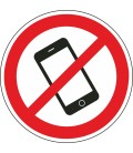 Aufkleber "Smartphone Verboten"