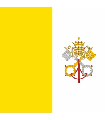 Flagge von Vatikanstadt