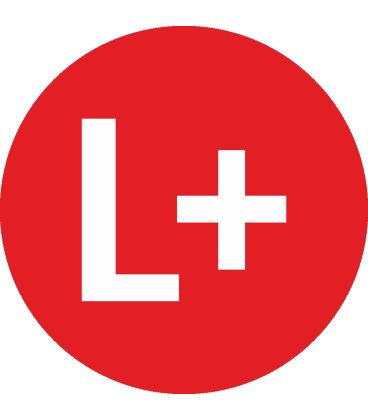 Markierungsaufkleber 'Gleichstromnetz Positiv' - 100 Stück auf Bogen