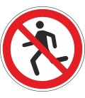 Schilder "Laufen verboten"