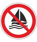 Schilder 'Segeln verboten'