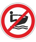 Aufkleber "Jet-Ski verboten"