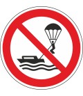 Aufkleber 'Parasailing verboten'