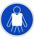 Aufkleber 'Rettungsweste benutzen'
