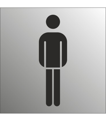 Schilder Herrentoilette