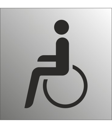 Schilder Behindertentoilette