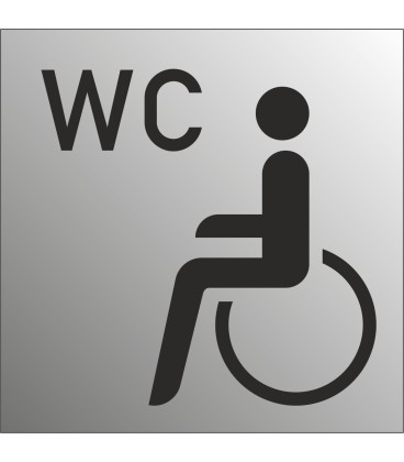 Schilder Behindertentoilette