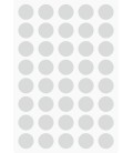 Markierungsaufkleber Ø 15 mm pro Blatt (40 Stück)
