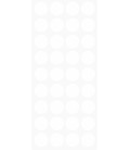 Markierungsaufkleber Ø 15 mm pro Blatt (40 Stück)