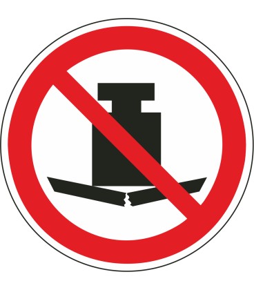 Aufkleber "keine schwere Last"