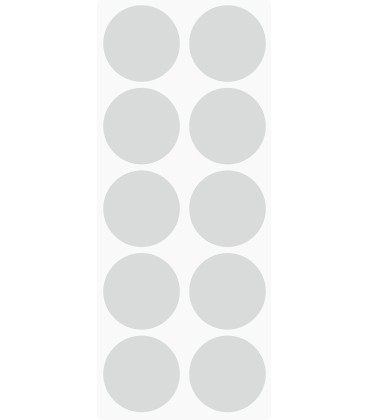 Markierungsaufkleber Ø 50 mm pro Blatt (10 Stück)