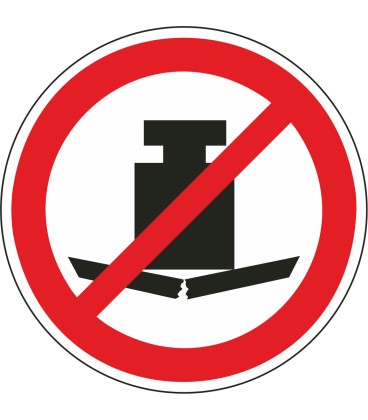 Aufkleber "keine schwere Last"